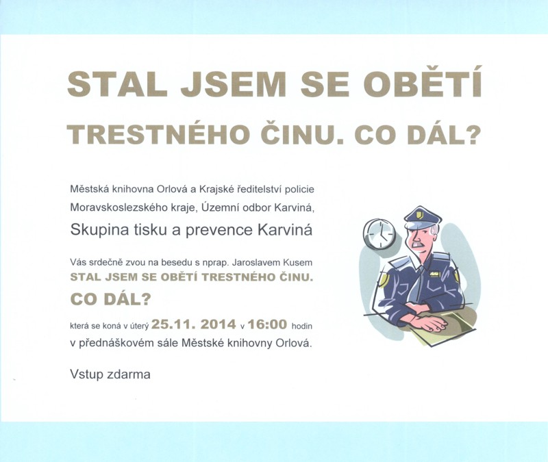 Stal jsem se obětí trestného činu. Co dál?
