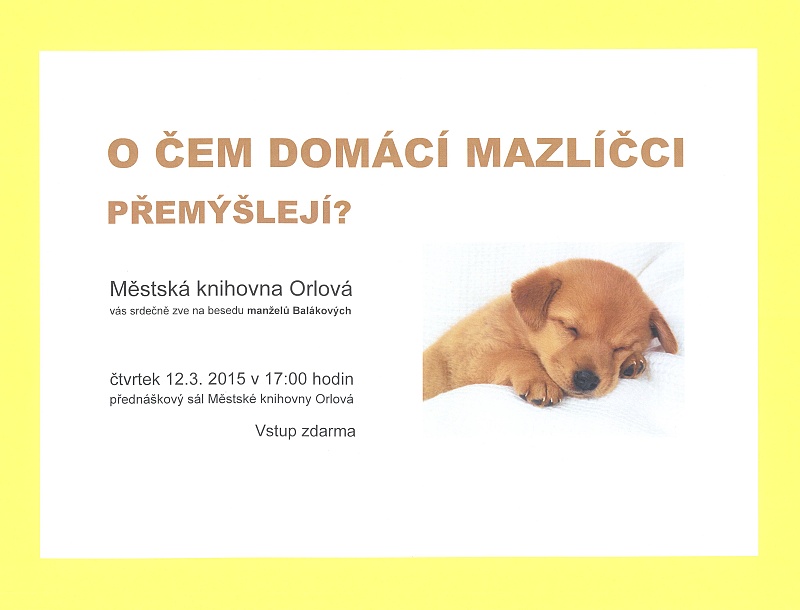 O čem domácí mazlíčci přemýšlejí?