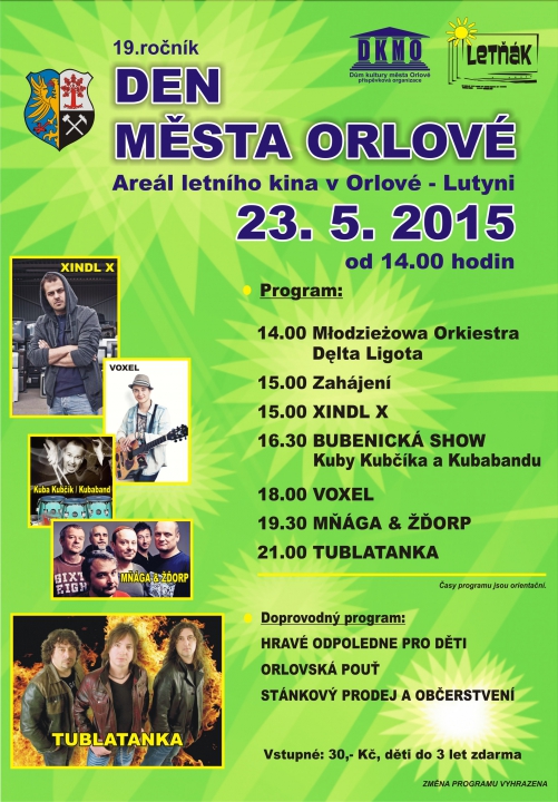 Den města Orlové