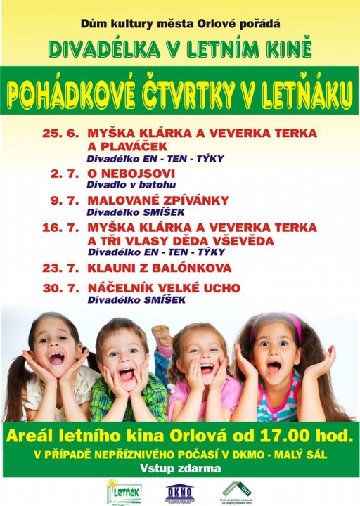 Pohádkové čtvrtky v letňáku