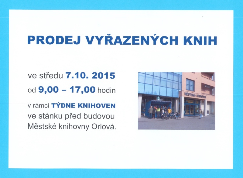 Prodej vyřazených knih