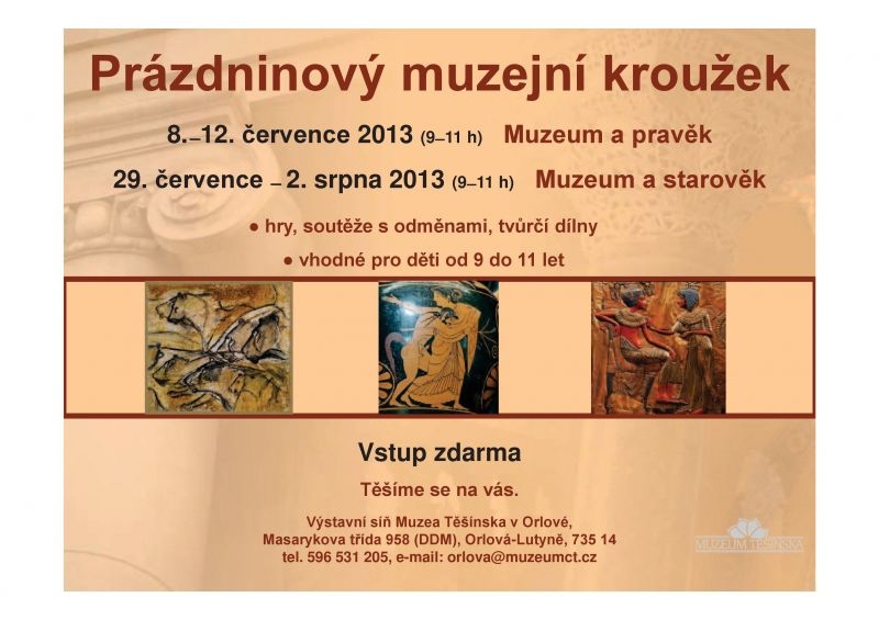 Prázdninový muzejní kroužek