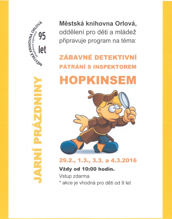 JARNÍ PRÁZDNINY V KNIHOVNĚ