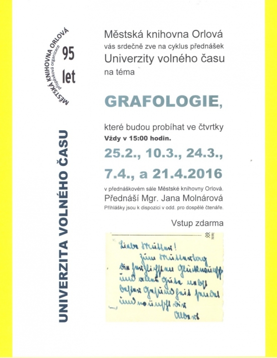 Univerzita volného času - Grafologie