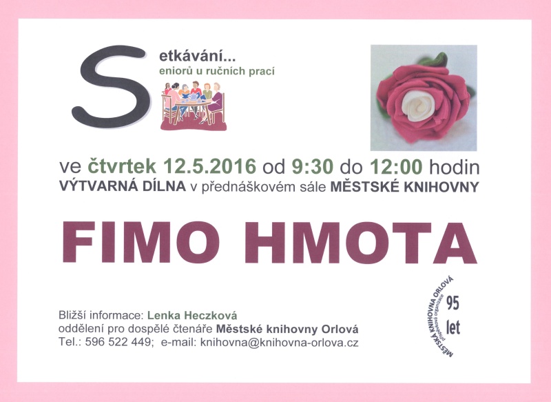 Setkávání u ručních prací: Fimo hmota