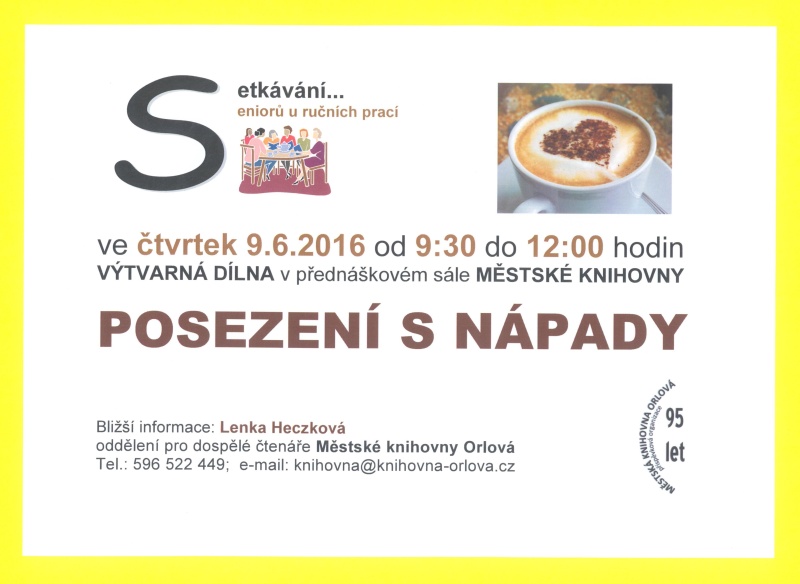 Setkávání u ručních prací: Posezení s nápady