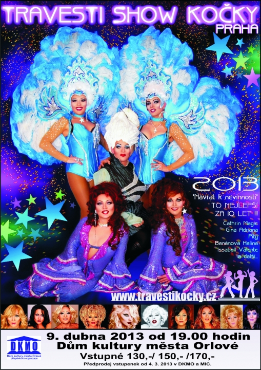 Travesti show Kočky „Návrat k nevinnosti“