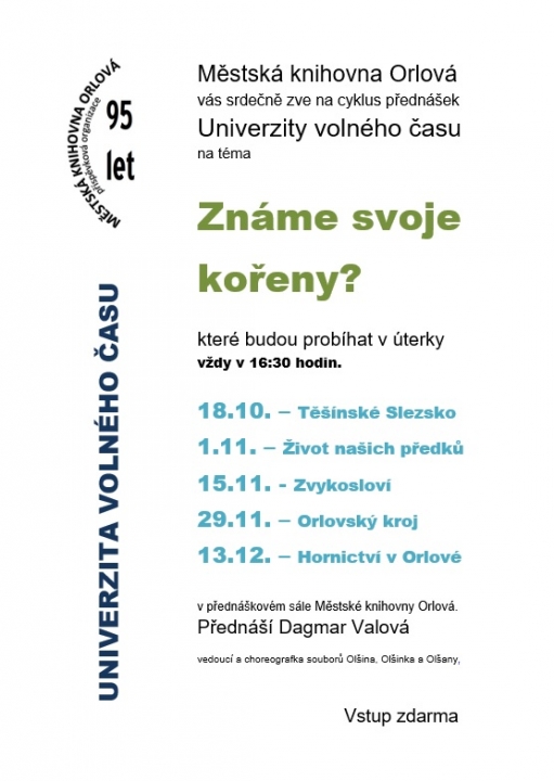 Univerzita volného času - Známe svoje kořeny?