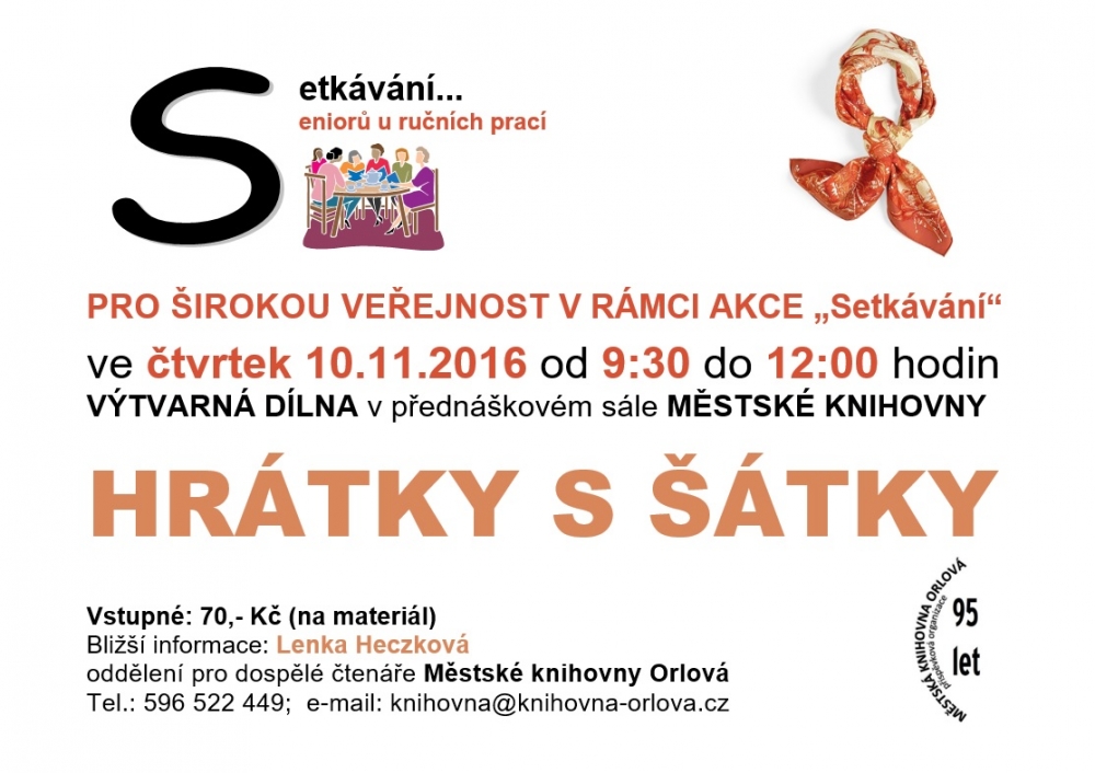 Setkávání u ručních prací: Hrátky se šátky