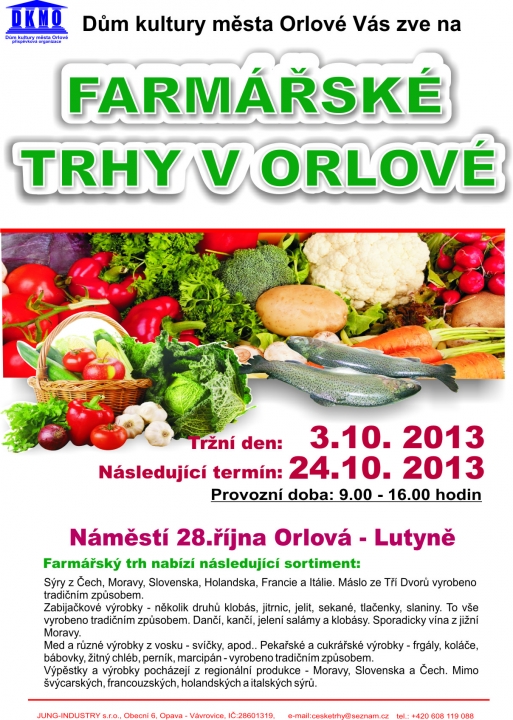 Farmářské trhy v Orlové