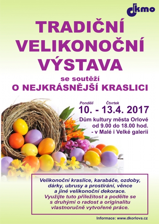 Tradiční velikonoční výstava se soutěží "O nejkrásnější kraslici"