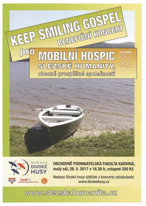 Keep Smiling zpívá pro mobilní hospic Slezské humanity
