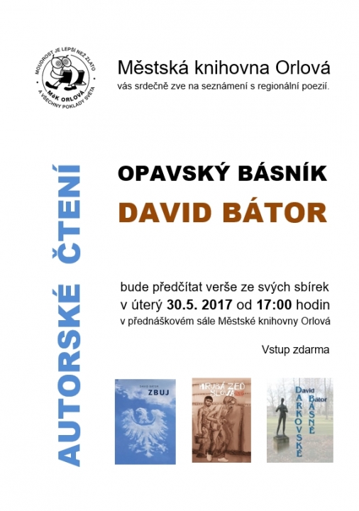 Autorské čtení - David Bátor