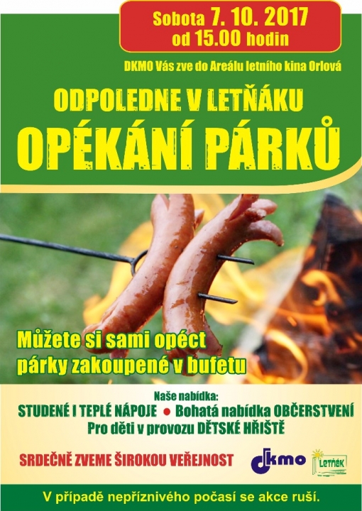 Opékání párků v letním kině