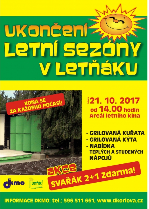 Ukončení letní sezóny v letním kině