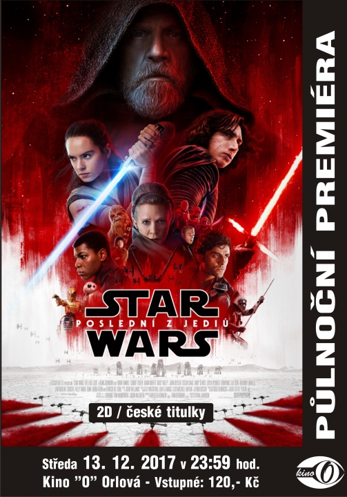 Půlnoční premiéra - Star Wars: Poslední z Jediů