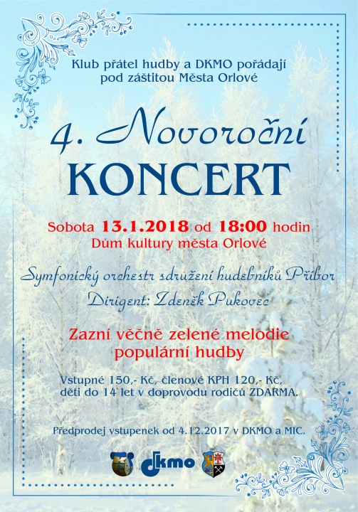 4. Novoroční koncert - Symfonický orchest sdružení hudebníků Příbor