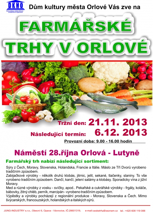 Farmářské trhy v Orlové