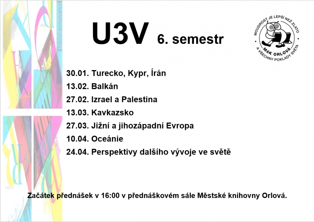 Univerzita třetího věku - Jižní a jihozápadní Evropa