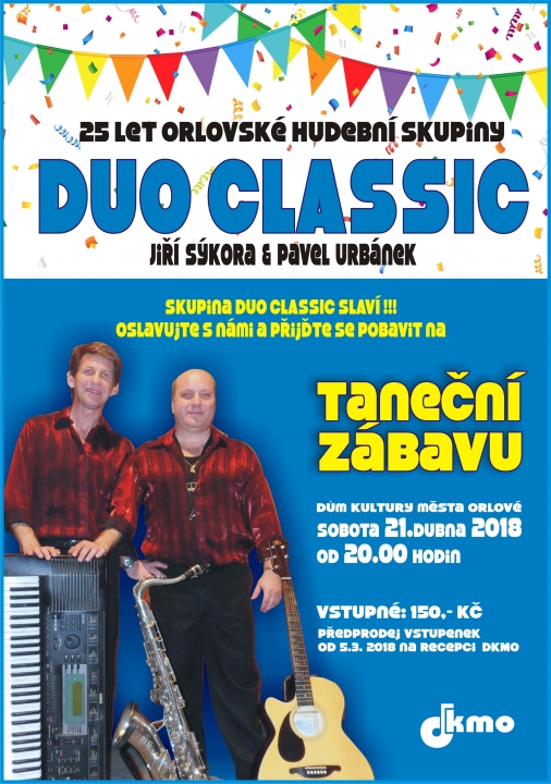 Taneční zábava s Duo Classic