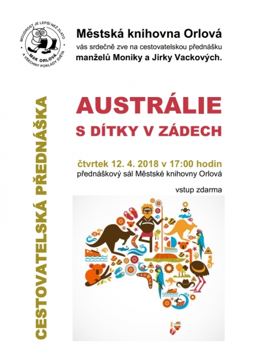 Austrálie s dítky v zádech