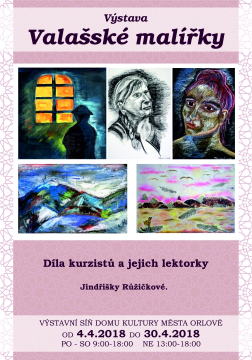 Výstava obrazů „Valašské malířky“