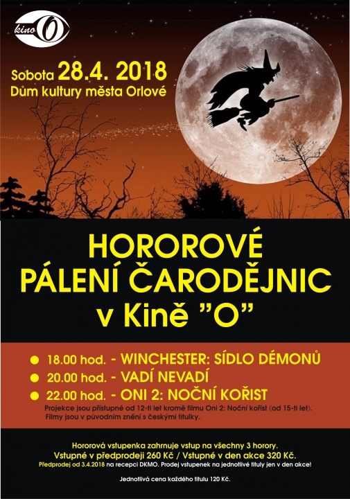 Hororové pálení čarodějnic v kině "O"