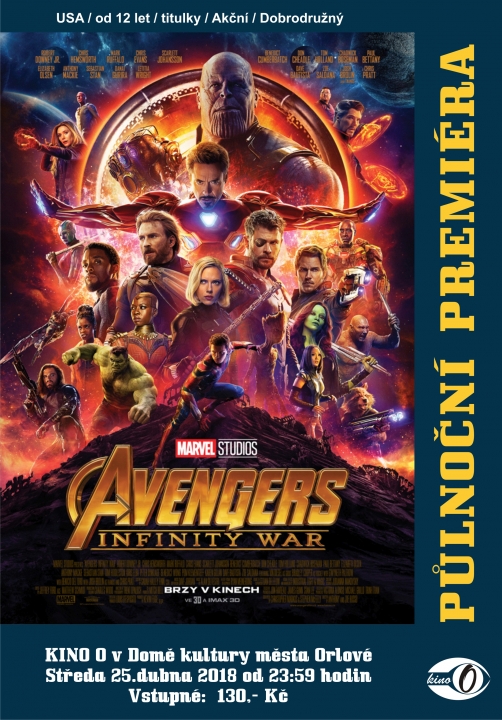 Avengers: Infinity war / Půlnoční premiéra