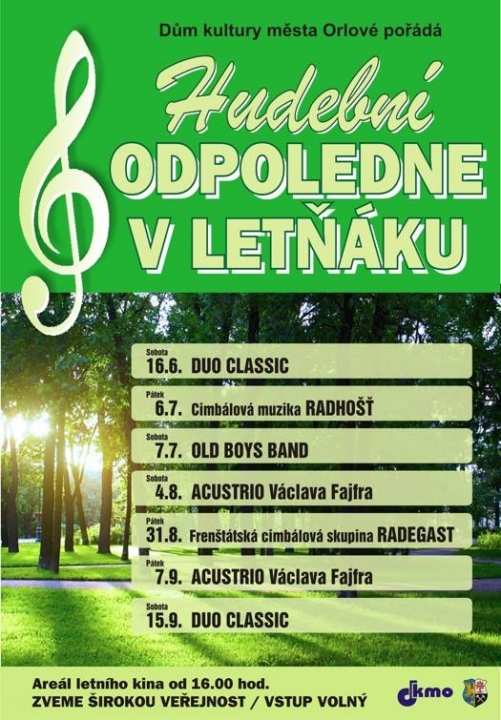 Hudební odpoledne v letním kině – Old boys band