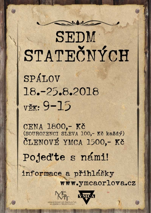 Letní tábory YMCA ORLOVÁ