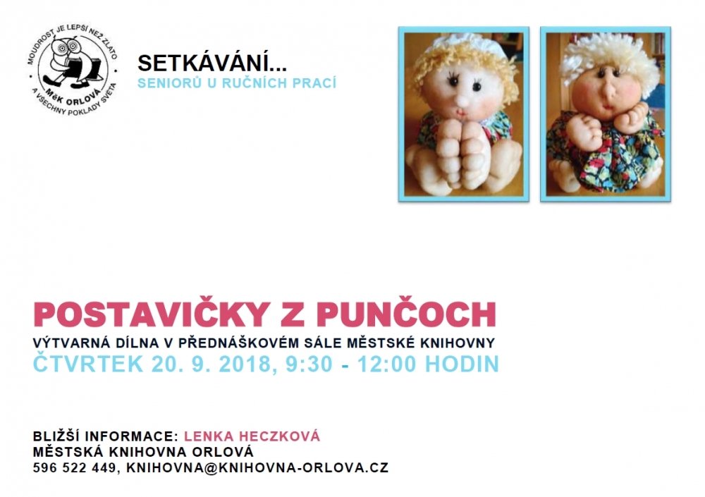 Setkávání u ručních prací – Postavičky z punčoch