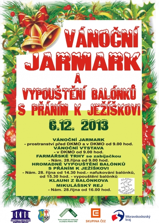 Vypoštění balónků s přáním k Ježíškovi