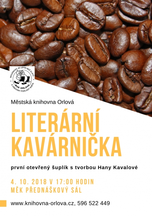 Literární kavárnička s Hanou Kavalovou
