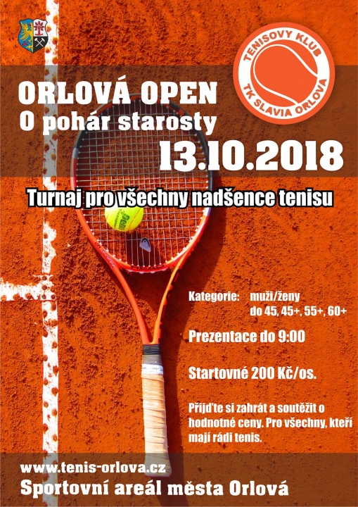 ORLOVÁ OPEN – O pohár starosty