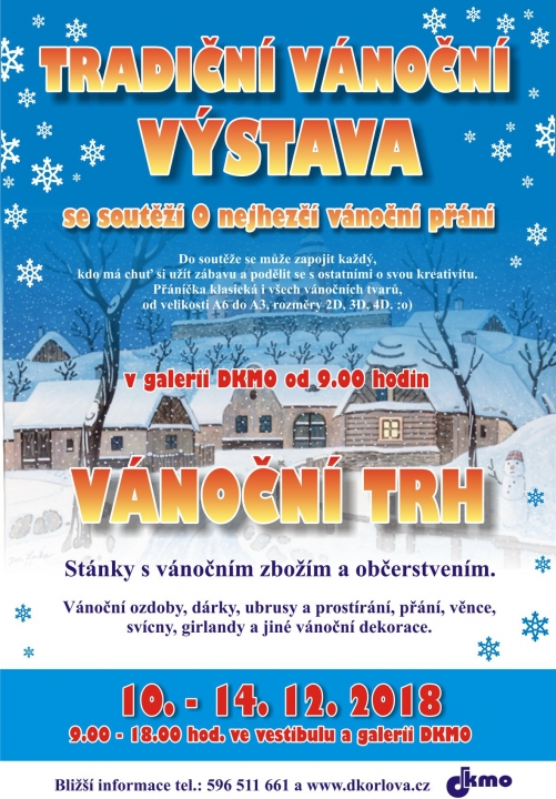 Tradiční vánoční výstava a vánoční trh