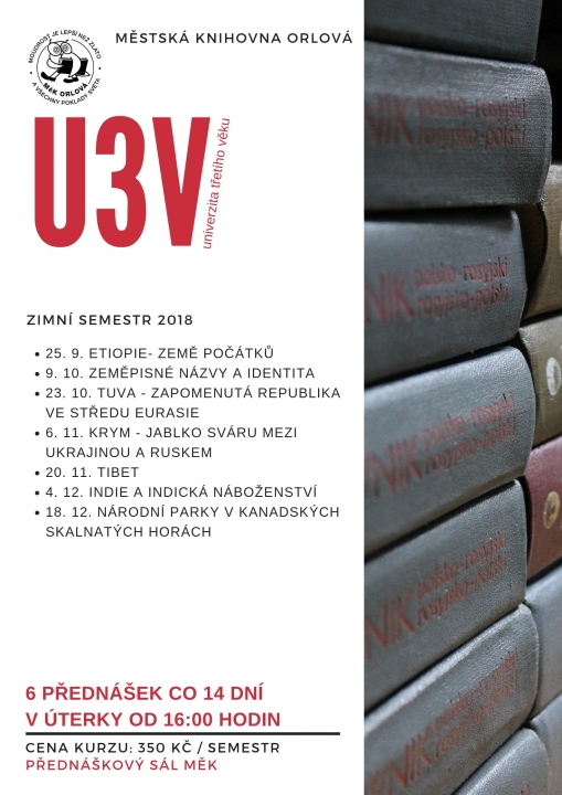 Univerzita třetího věku – Národní parky v kanadských Skalnatých horách