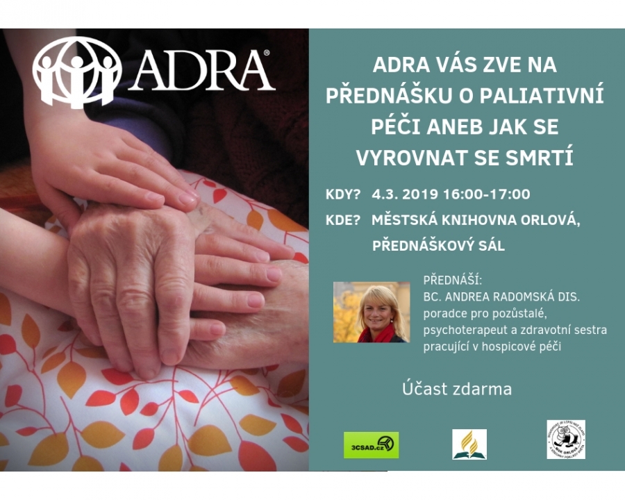 Přednáška o paliativní péči aneb jak se vyrovnat se smrtí