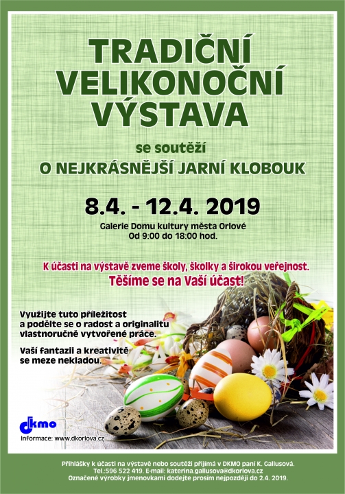 Tradiční Velikonoční výstava se soutěží: „O nejkrásnější jarní klobouk“