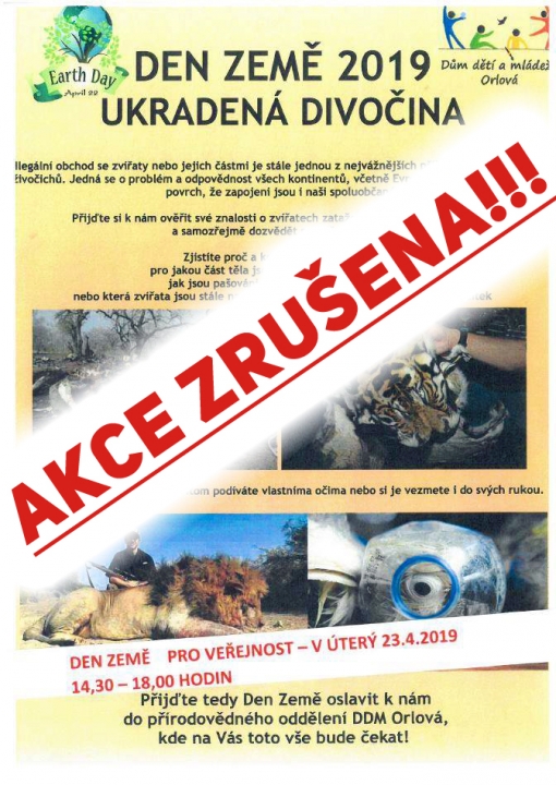 DEN ZEMĚ "Ukradená divočina"