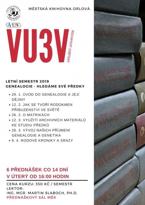 Virtuální univerzita třetího věku – Genealogie: hledáme své předky