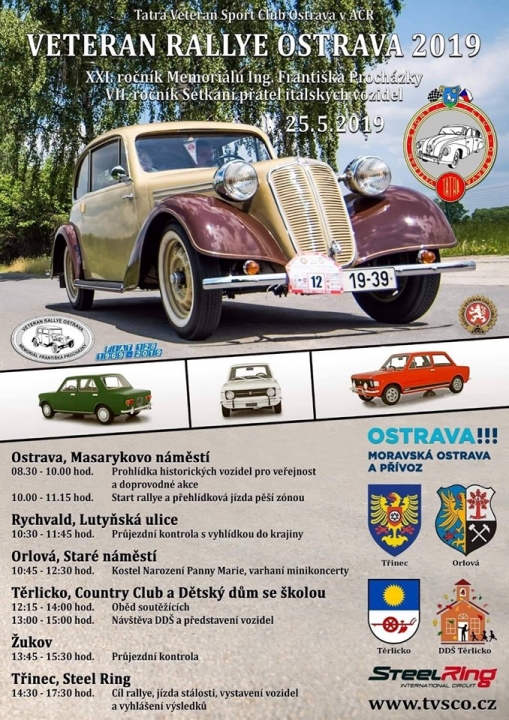 Veteran Rallye Ostrava 2019