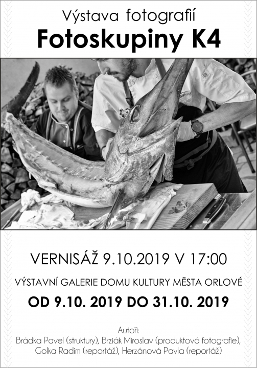 Fotoskupina K4 - 9. 10. – 31. 10. 2019