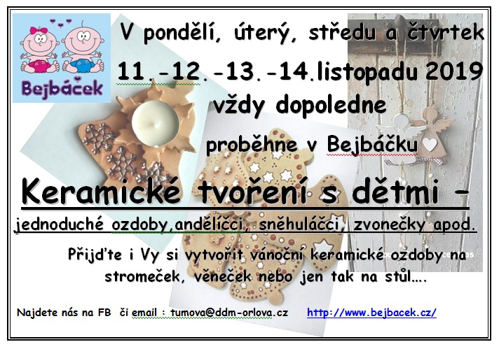Keramické tvoření s dětmi