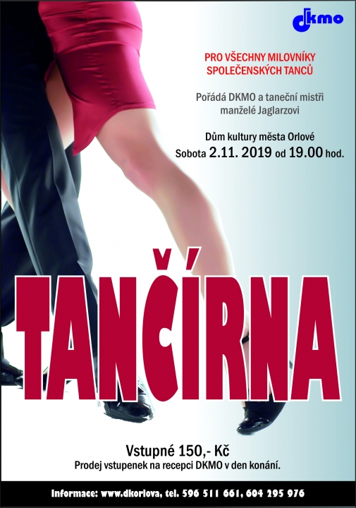 Tančírna – sobota 2. 11. 2019
