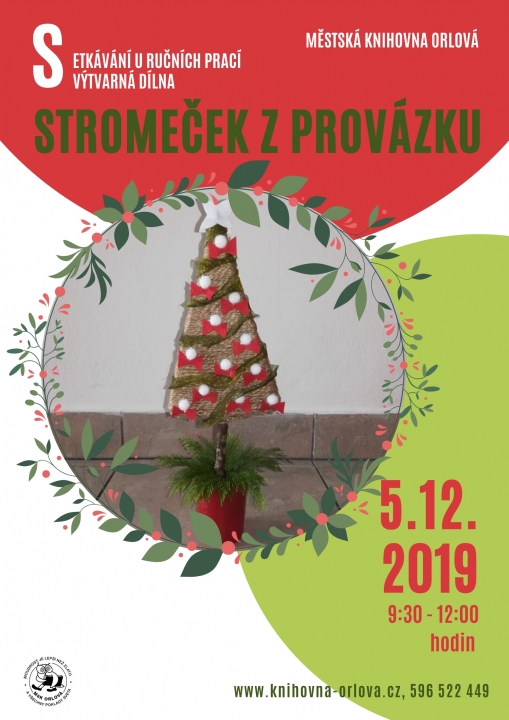 Setkávání u ručních prací – Stromeček z provázku