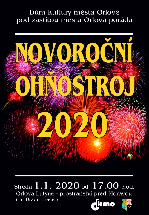 Novoroční ohňostroj – středa 1. 1. 2020