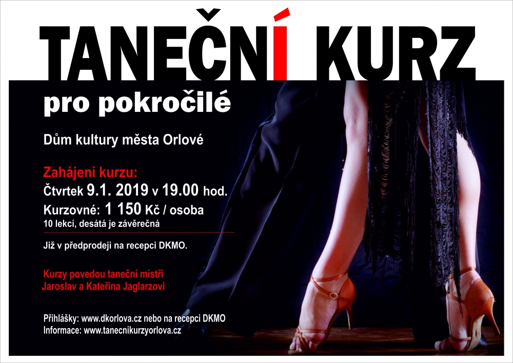 Taneční kurz pro pokročilé – od čtvrtku 9. 1. 2020