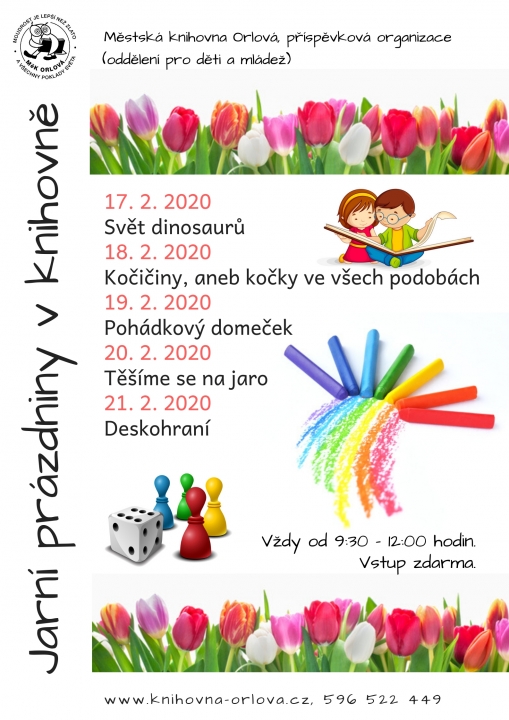 Jarní prázdniny v knihovně – Kočičiny, aneb kočky ve všech podobách