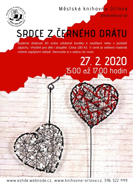 Srdce z černého drátu