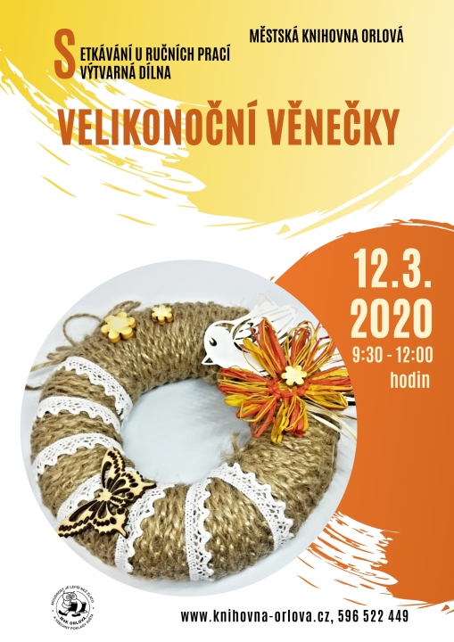 Setkávání u ručních prací – Velikonoční věnečky